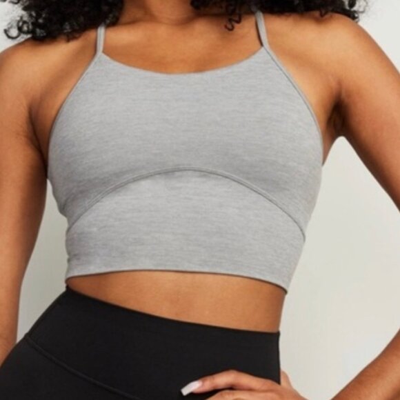 Stori by Katy Hearn Heathered Ash Gray Legend Cropped Shelf Tank - Picture 9 of 9